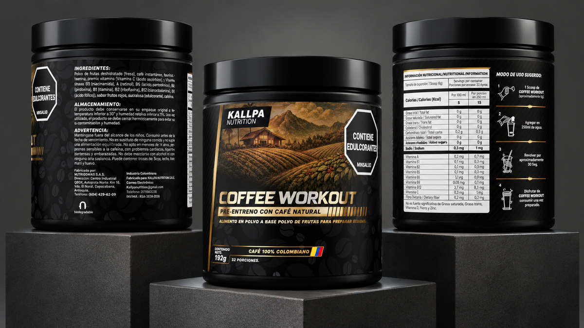 COFFEE WORKOUT | Pre-entreno con café colombiano