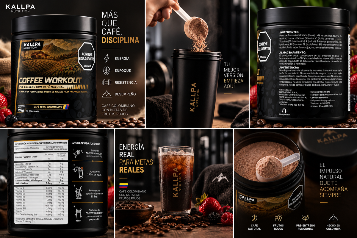COFFEE WORKOUT | Pre-entreno con café colombiano