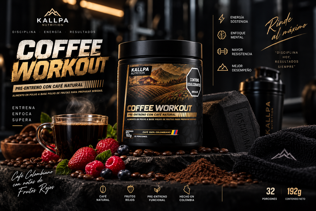 COFFEE WORKOUT | Pre-entreno con café colombiano